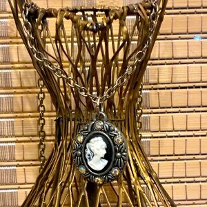 Vintage Style Cameo Necklace